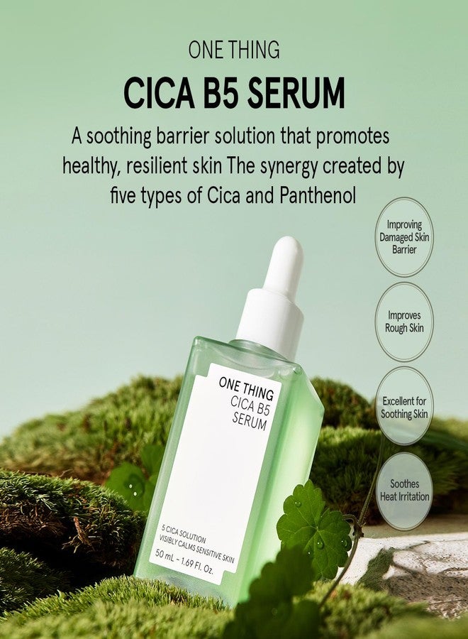 ONE THING CICA B5 calming Serum 1.69 fl.oz / 50ml | Korean Skincare, Panthenol Soothing, Hydration Boost for Sensitive Skin - Image 2